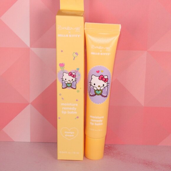 Hello Kitty The Creme Shoppe Moisture Remedy Lip Balm MANGO DREAM Yellow - Picture 1 of 6